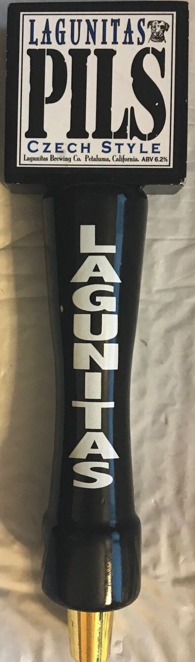 Lagunitas Pils Czech Style Bar Tap Handle * Used At A Local Las Vegas, NV. Bar